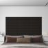 Panouri de perete, 12 buc., albastru, 60x15 cm, textil, 1,08 m² GartenMobel Dekor