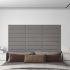 Panouri de perete 12 buc. gri deschis 90x30 cm textil 3,24 m² GartenMobel Dekor
