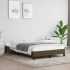 Cadru de pat, negru, 120x200 cm, material textil GartenMobel Dekor