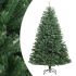 Brad de Crăciun artificial cu suport și balamale, verde, 120 cm GartenMobel Dekor