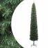 Brad de Crăciun artificial slim, cu zăpadă, verde, 120 cm, PVC GartenMobel Dekor