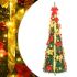 Brad de Crăciun artificial pop-up 150 LED-uri verde 180 cm GartenMobel Dekor