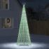 Con de lumină brad de Crăciun, 1028 LED-uri, alb rece, 403 cm GartenMobel Dekor