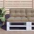 Perne de paleți, 2 buc, verde aprins, material textil GartenMobel Dekor