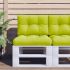 Perne de paleți, 2 buc, verde aprins, material textil GartenMobel Dekor