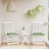 Perne de scaun, 2 buc., verde, 40x40x7 cm, textil oxford GartenMobel Dekor