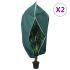 Protecție de fleece plante, cu fermoar, 70 g/m², 3,14x2,5 m GartenMobel Dekor