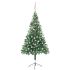 Brad de Crăciun pre-iluminat cu set globuri, 210 cm, 910 ramuri GartenMobel Dekor