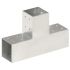 Conectori de grindă, formă T, 4 buc, 71x71 mm, metal galvanizat GartenMobel Dekor