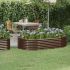 Strat înălțat grădină 175x100x36 cm oțel vopsit electrostatic GartenMobel Dekor