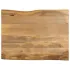 Blat masă cu margini naturale, 100x80x2,5 cm, lemn masiv mango GartenMobel Dekor