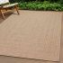 Covor 140x200 cm aspect iută pentru interior și exterior GartenMobel Dekor