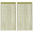 Draperii cu franjuri, 2 buc., 140 x 250 cm, verde GartenMobel Dekor
