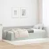 Cadru de pat colțar Altele cu headboard Turcoaz 80 x 200 cm GartenMobel Dekor