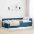 Cadru de pat colțar Altele cu headboard Gri închis 90 x 190 cm GartenMobel Dekor