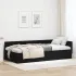 Cadru de pat colțar cu headboard Verde închis 80 x 200 cm GartenMobel Dekor