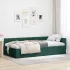 Cadru de pat colțar cu headboard Verde închis 80 x 200 cm GartenMobel Dekor