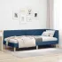 Cadru de pat colțar Altele cu headboard Gri închis 90 x 200 cm GartenMobel Dekor
