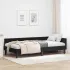 Cadru de pat colțar cu headboard Gri deschis 100 x 200 cm GartenMobel Dekor