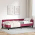 Cadru de pat colțar cu headboard Manual Gri deschis 90 x 200 cm GartenMobel Dekor