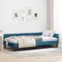 Cadru de pat colțar cu headboard Manual Gri deschis 90 x 200 cm GartenMobel Dekor
