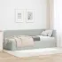Cadru de pat colțar cu headboard Roz 80 x 200 cm Catifea GartenMobel Dekor