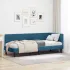 Cadru de pat colțar cu headboard Crem 80 x 200 cm Catifea GartenMobel Dekor