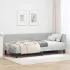 Cadru de pat colțar cu headboard Roz 100 x 200 cm Catifea GartenMobel Dekor