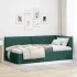 Cadru de pat colțar cu headboard albastru 80 x 200 cm țesătură GartenMobel Dekor