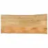 Blat masă cu margini naturale, 80x40x2,5 cm, lemn masiv mango GartenMobel Dekor