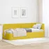 Cadru de pat colțar cu headboard Roz 80 x 200 cm Catifea GartenMobel Dekor