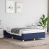 Cadru de pat box spring, albastru, 90x200 cm, textil GartenMobel Dekor
