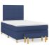 Pat box spring cu saltea, gri deschis, 120x190 cm, textil GartenMobel Dekor