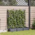 Ghiveci de grădină cu trellis 3 pcs Alb 120 x 40 x 125.5 cm PP GartenMobel Dekor