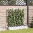 Ghiveci de grădină cu trellis 3 pcs Negru 120 x 40 x 125.5 cm GartenMobel Dekor