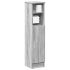 Dulap de baie cu suport role, stejar fumuriu, 20,5x22x90 cm GartenMobel Dekor