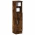 Dulap de baie cu suport role, stejar fumuriu, 20,5x22x90 cm GartenMobel Dekor