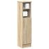 Dulap de baie cu suport role, stejar fumuriu, 20,5x22x90 cm GartenMobel Dekor