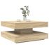 Măsuță cafea rotativă 360 grade, stejar sonoma 90x90x34,5 cm GartenMobel Dekor
