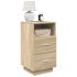 Noptiera cu 2 sertare Negru 36x36x68 cm GartenMobel Dekor