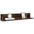 Rafturi de perete 2 buc., alb, 100x16,5x16,5 cm, lemn prelucrat GartenMobel Dekor