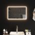 Oglindă de baie cu LED, 90x60 cm GartenMobel Dekor