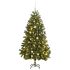 Brad Crăciun artificial articulat cu 150 LED-uri/globuri 150 cm GartenMobel Dekor