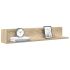 Rafturi de perete 2 buc., alb, 100x16,5x16,5 cm, lemn prelucrat GartenMobel Dekor