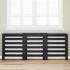 Capac pentru radiator Stejar Negru 205 x 21.5 x 83.5 cm GartenMobel Dekor