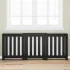 Capac pentru radiator Stejar Negru 205 x 21.5 x 83.5 cm GartenMobel Dekor