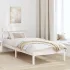 Cadru de pat cu headboard Maro 100 x 200 cm Lemn masiv de pin GartenMobel Dekor