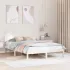 Cadru de pat cu headboard Alb 160 x 200 cm Lemn masiv de pin GartenMobel Dekor