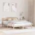 Cadru de pat cu headboard Maro 150 x 200 cm Lemn masiv de pin GartenMobel Dekor