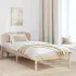Cadru de pat cu headboard Maro 80 x 200 cm Lemn masiv de pin GartenMobel Dekor